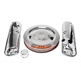 Capacele supapelor și set filtru de aer - crom, bloc mic 289 64-73