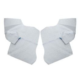 Côtés arrière de cabriolet, couverture bleu clair 66-67