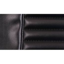 1967 Ford Mustang Cabrio Sitzbezüge vorne hinten schwarz komplett / 068122BLACK 67CV-S-FULL-BK