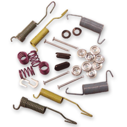 Front axle drum brake overhaul kit V8 10" 64-71