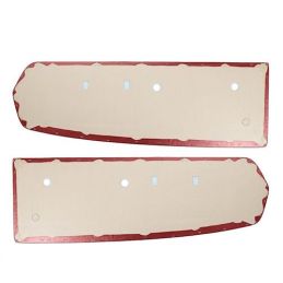 Revestimientos de puertas estándar rojo 67