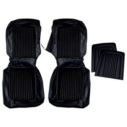 Set complet tapițerie, negru standard, Cabriolet 68