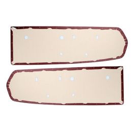 Door panels deluxe maroon 68