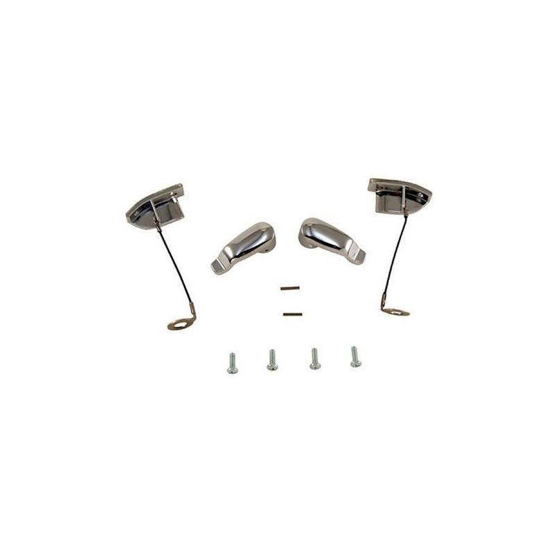 Mânere și limitatoare de deschidere pentru sticlă triunghiulară, Fastback 69-70