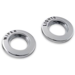 Set cruscotti interruttori con anelli cromati 64-66