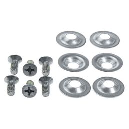 Skrutky zámku dverí vrátane opravných podložiek 65-73