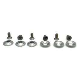 Skrutky zámku dverí vrátane opravných podložiek 65-73