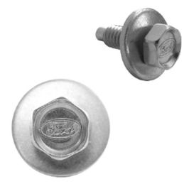 Bulloni parafango e carrozzeria "Ford" 25 pezzi in acciaio inox chiave da 1/2".