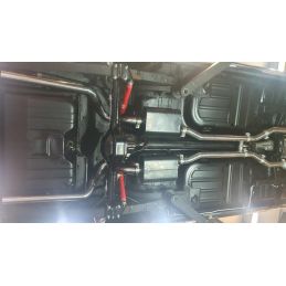 Auspuffanlage 2.5" Edelstahl Flowmaster Stil 64-70