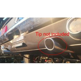 Auspuffanlage 2.5" Edelstahl Flowmaster Stil 64-70