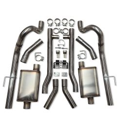 2.5" Magnaflow-like exhaust system, stainless steel 64-70