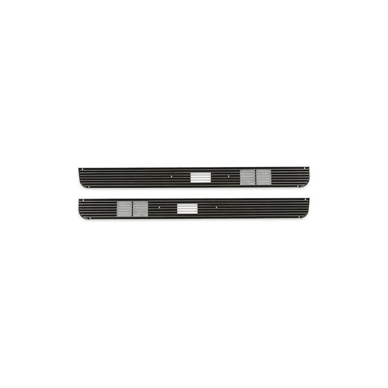 Mustang Deluxe grille de haut-parleur de porte, paire 67-68