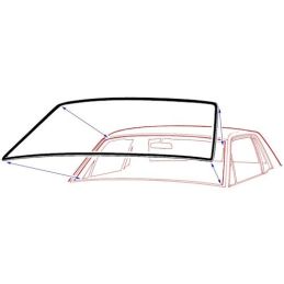 1964 - 1968 Ford Mustang Dichtung Windschutzscheibe Front / C5ZZ-6503110-A