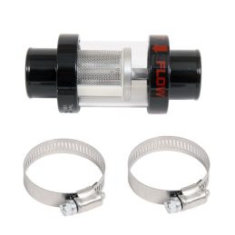 Filtro de refrigerante para manguera de 38 mm, negro