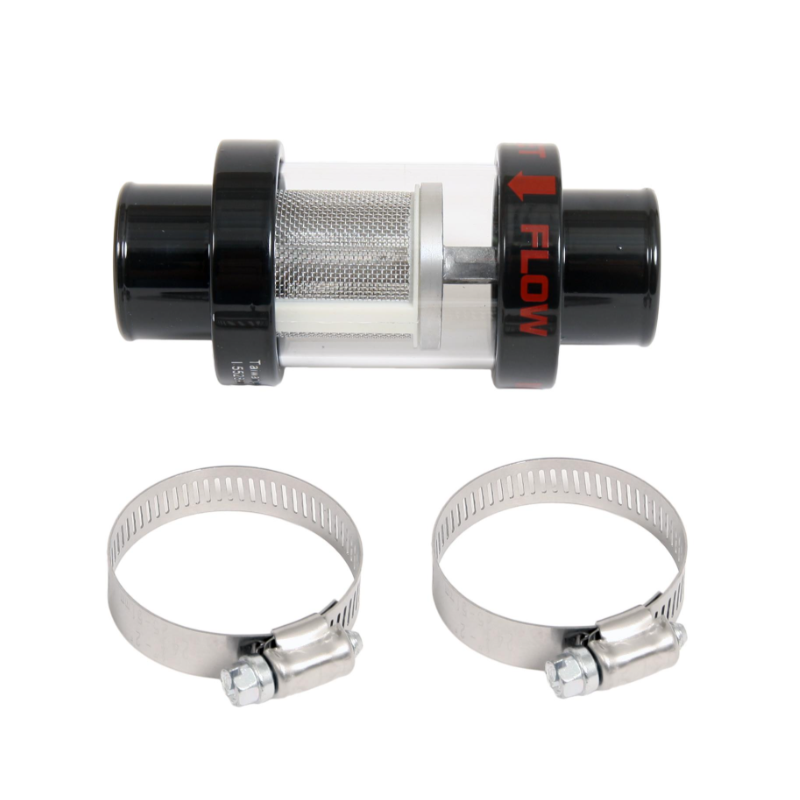 Coolant filter for 38mm hose, black