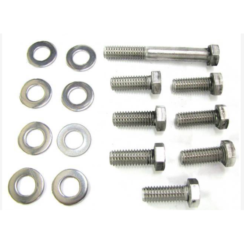 Set of timing cover mounting screws, stainless steel, 67-70 390 427 428