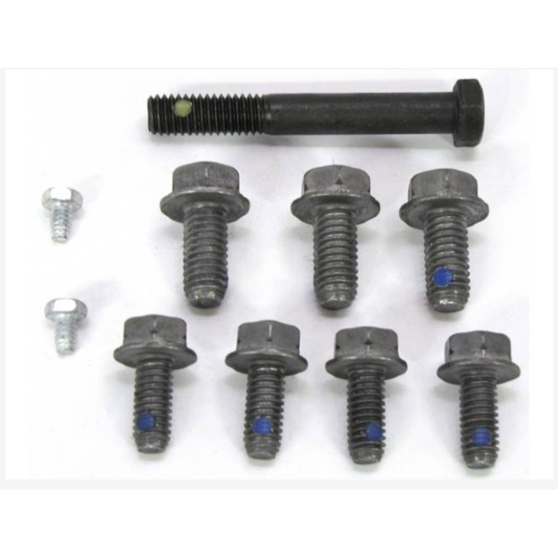 Kit bulloni di montaggio del coperchio della distribuzione, nero 68-70 390 427 428