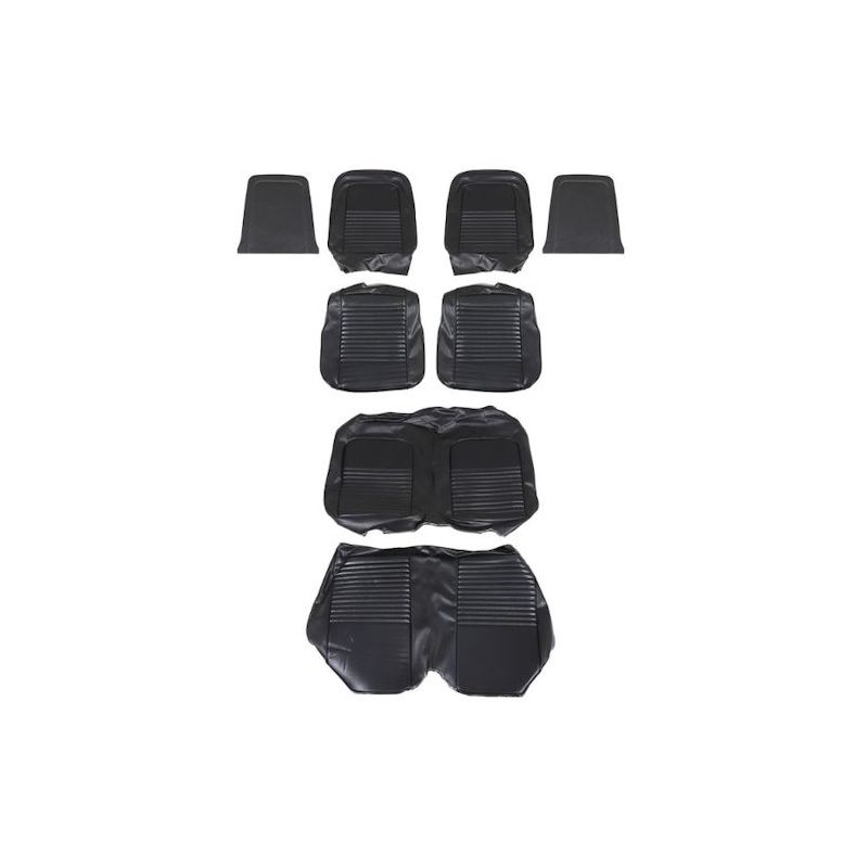 Set complet tapițerie - Sierra Grain, Black Deluxe, decapotabilă 67