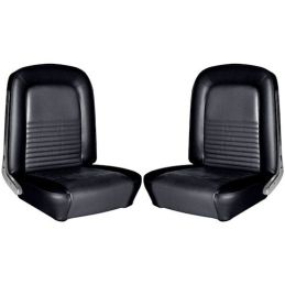 Upholstery full set - Sierra Grain, Black Deluxe, convertible 67