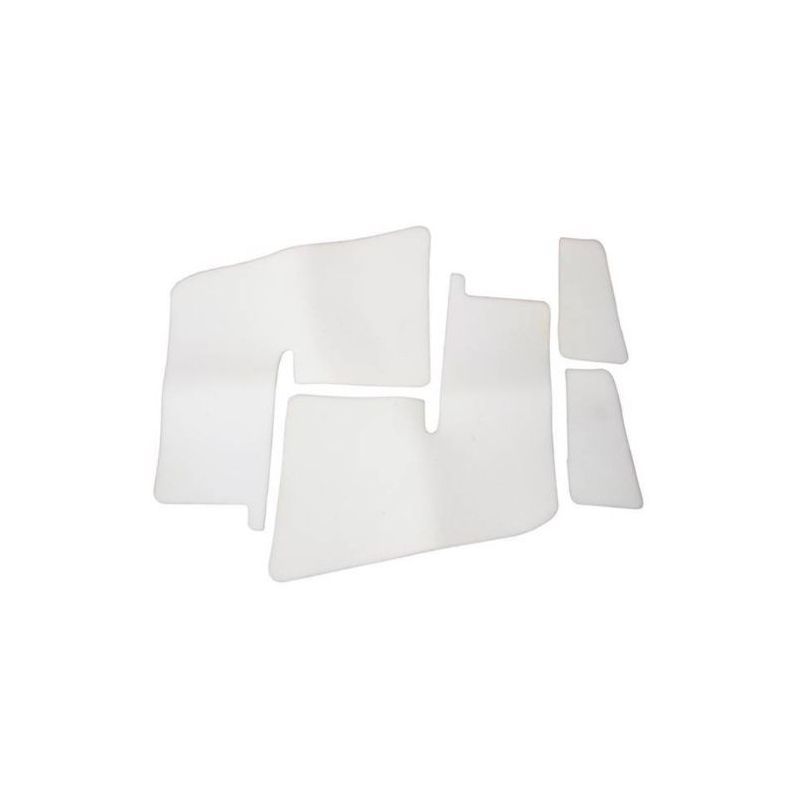 Pads for soundproofing the side panels of the Cabrio 69-70