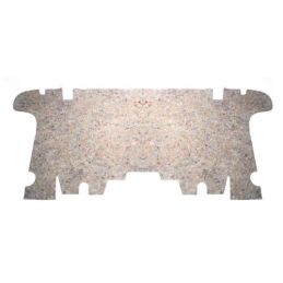 Soundproofing partition between the rear seat and the trunk 66-68