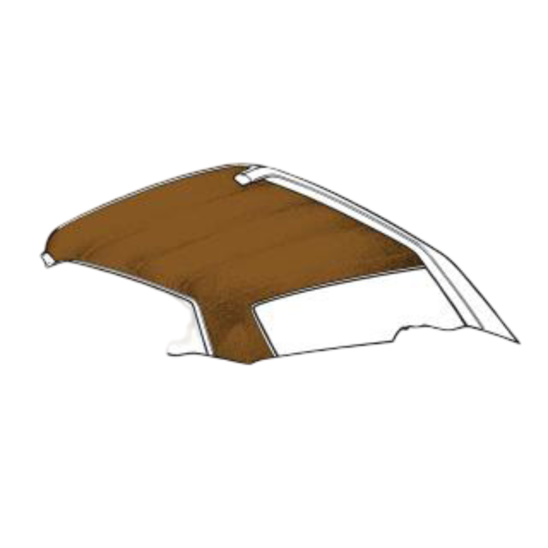 Ciel de toit coupé, marron, 1965-1968