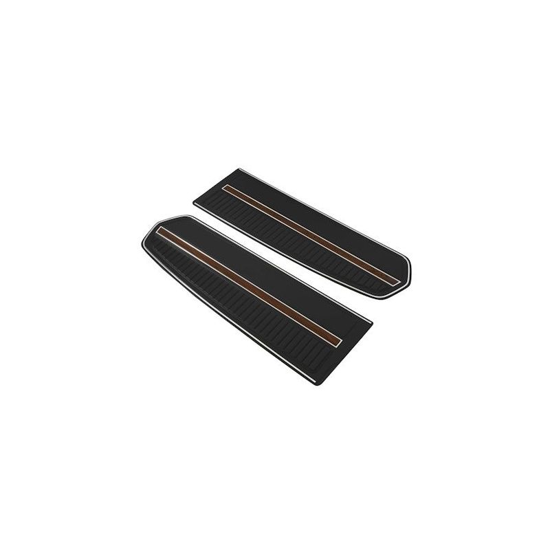 1968 Ford Mustang Türverkleidungen Deluxe schwarz / C8ZZ65239423BKD 068395BLACK