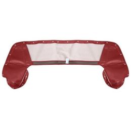 Tonneau cover for convertible top, light red, sizes 64-66