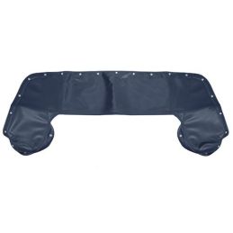 Couvre-tonneau pour capote de cabriolet, bleu, tailles 64-66