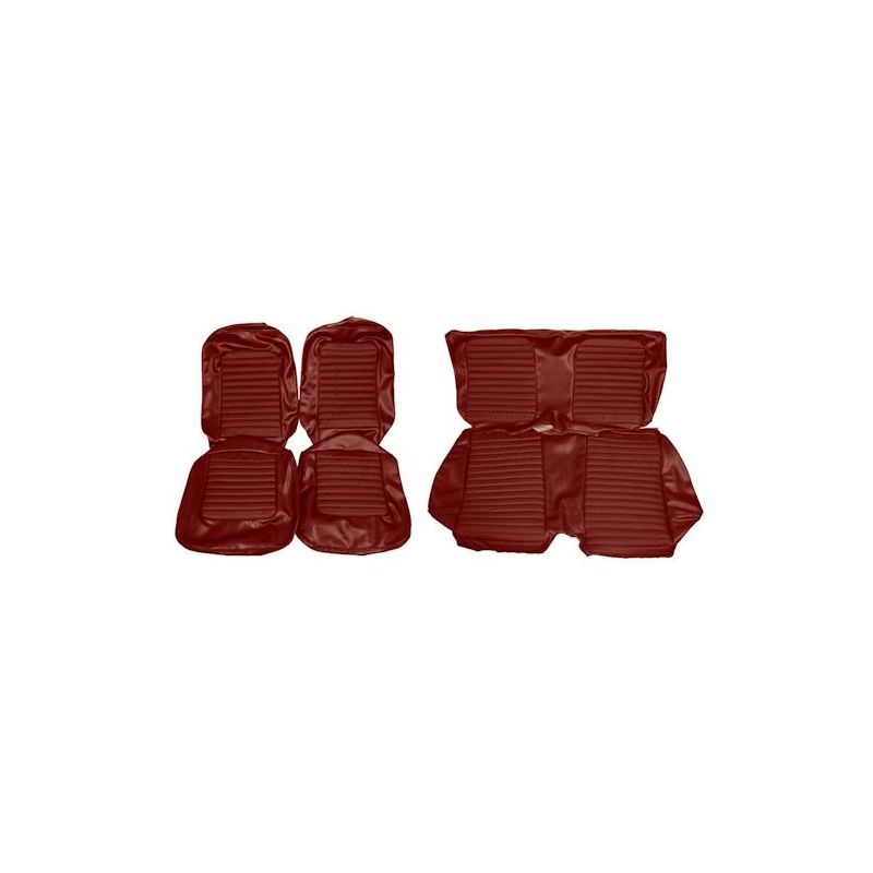 Seat covers Coupé Red complete 66
