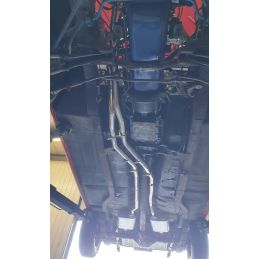 Collecteur d'échappement pour 6cyl. pour 2 tuyaux d'échappement 64-70