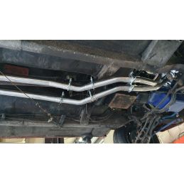 Exhaust manifold for 6cyl. for 2 exhaust pipes 64-70