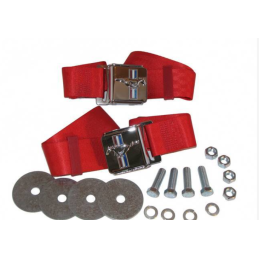 Kit cintura di sicurezza con cavallo, rosso chiaro 64-70