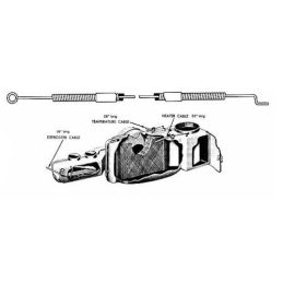 Cables de control del calentador - juego 64-66