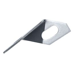 Front fender bumper mount, left 67-68