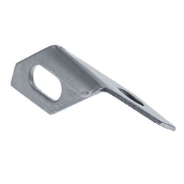 Front fender bumper mount, left 67-68