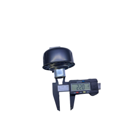 Öldeckel, Stecker - zum Aufstecken, schwarz - Hals 24.5mm 64-73