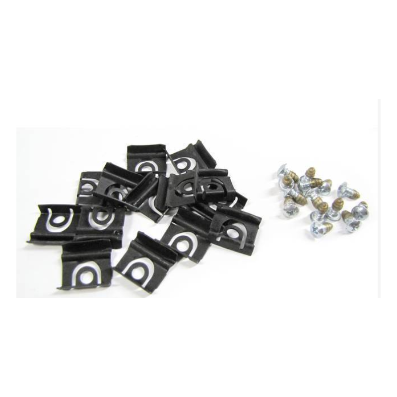 Juego de clips y tornillos para la fijación de los embellecedores del parabrisas del Cabrio 65