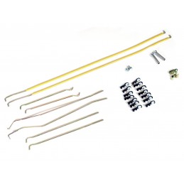 Un set de bare și cleme pentru o pereche de uși 67-68