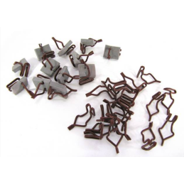 Set of clips, pins with washers and screws for door panels, Standard 65-66