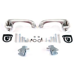 Exterior door handles, chrome 67-68