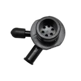 Brake booster check valve with rubber, 2 ports 64-73