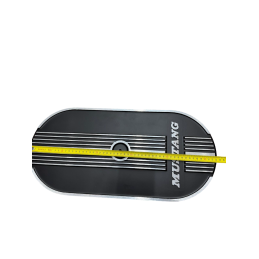 Ovaler Luftfilter, Mustang 64-73 Logo