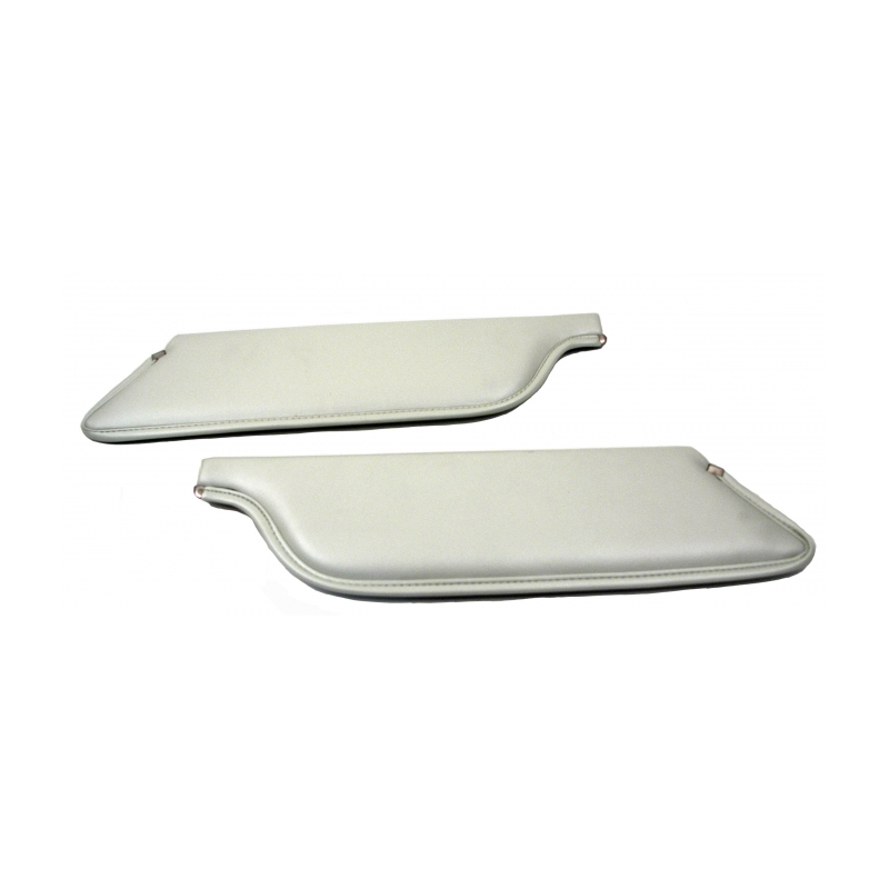Sun visors white, Cabrio 64-66