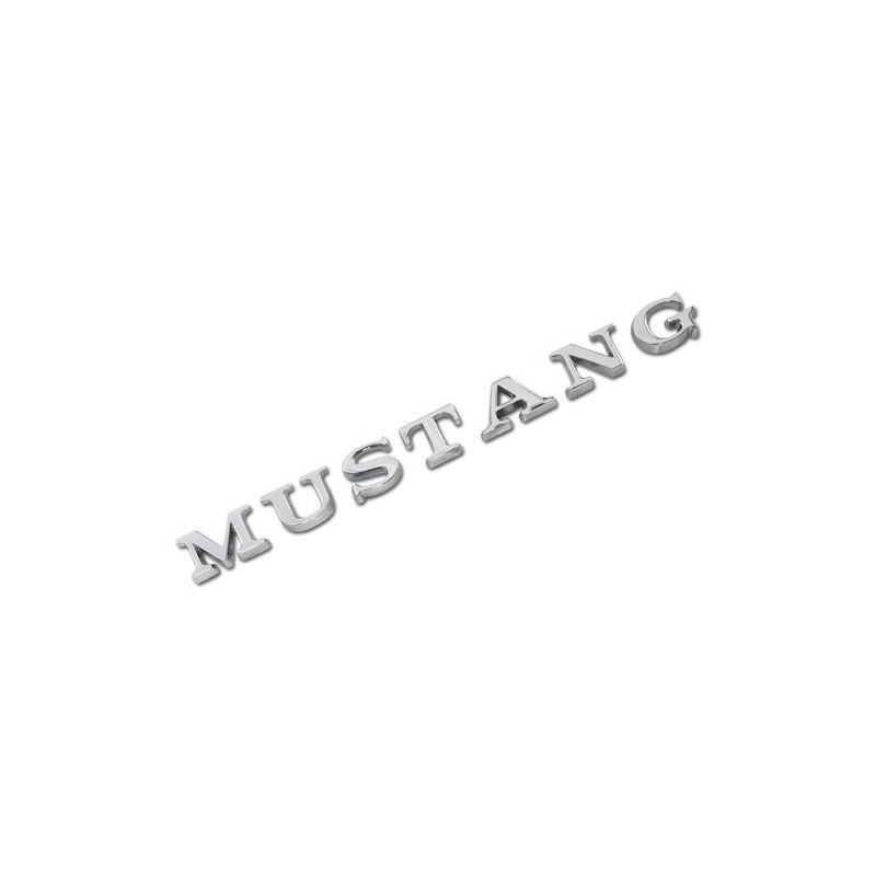 Stick-on letters MUSTANG 65-72