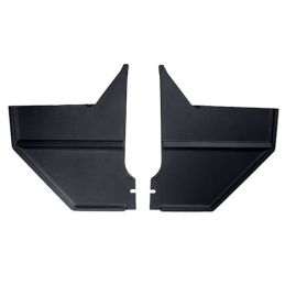 Coupe & Fastback Kick Panel/ negro, par 67-68