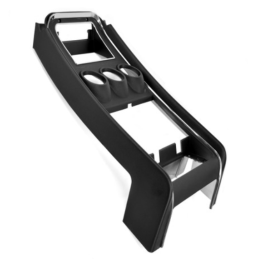 Console centrale en plastique noir, standard 71-73