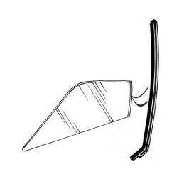 Garnitură de sticlă ușă verticală - dreapta - Coupe Cabrio 69