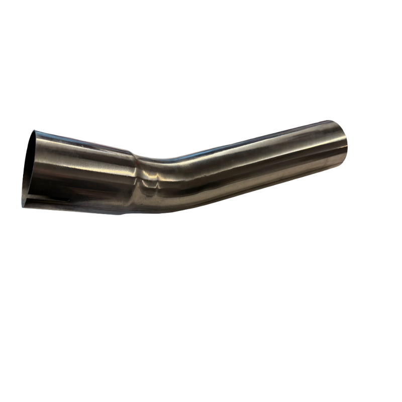Tuyau d'échappement angulaire 2" universel en acier inoxydable 36cm