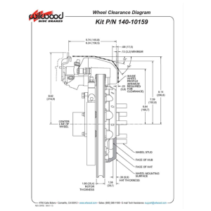 Tylne hamulce tarczowe Wilwood, konwersja 65-73
